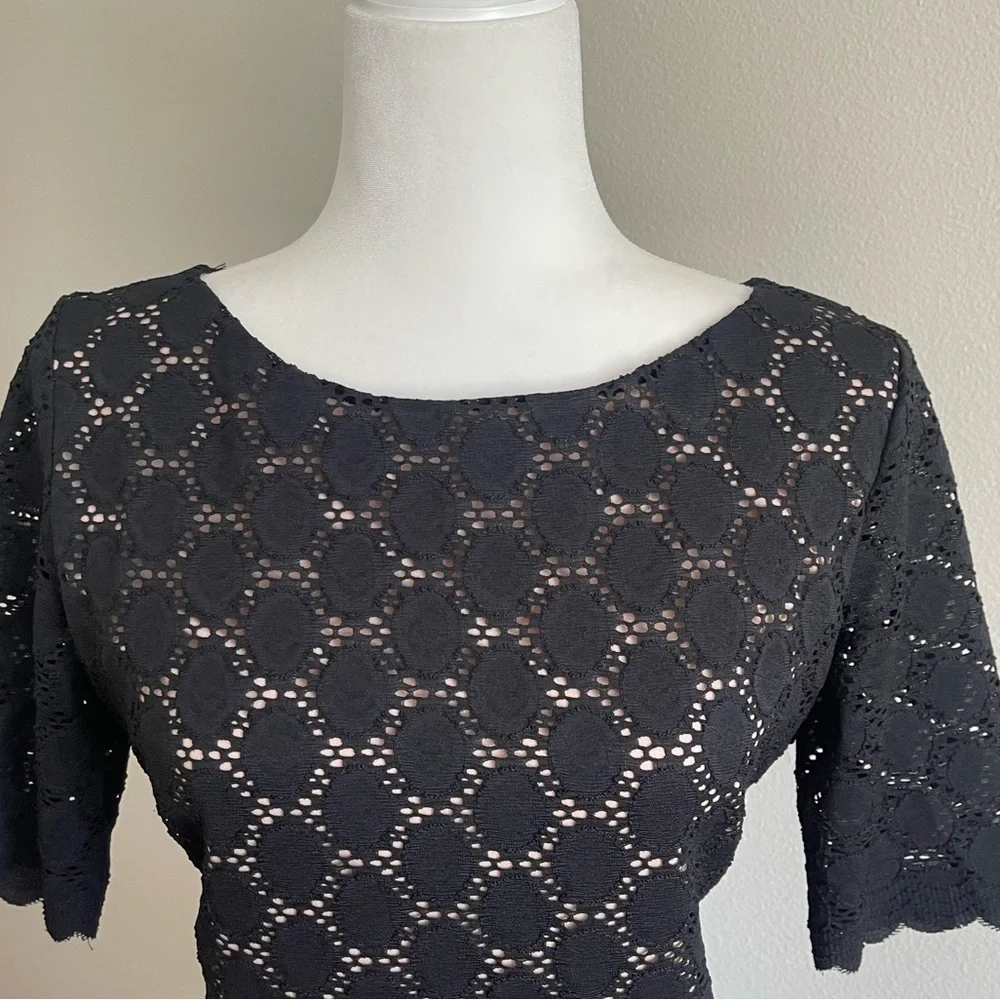 Tiana B. Beige and Black Dress Size 12 - Picture 4 of 7
